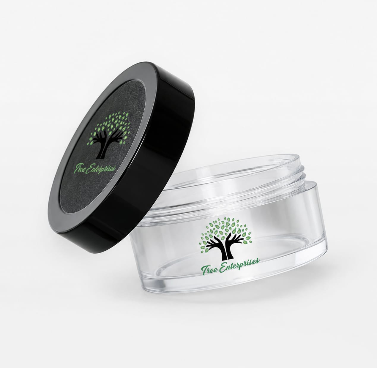 25GRM SAN JAR T/P WITH INNER PLUG AND SAN BLACK CAP 